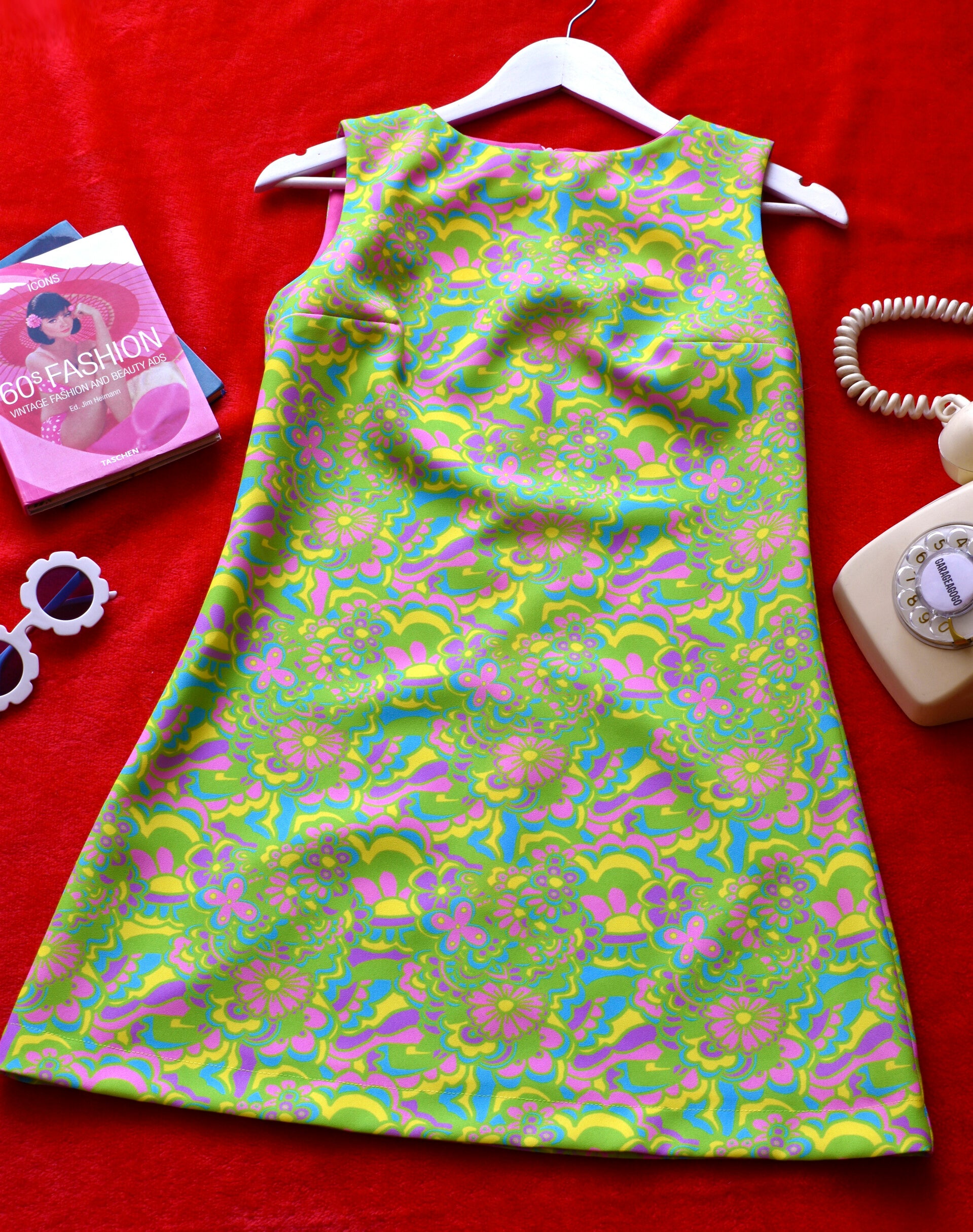 Green 60s dress