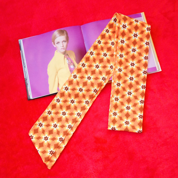 Slim Orange Scarf
