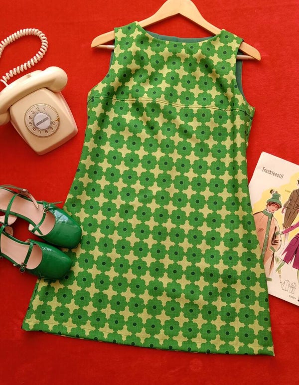 Green Flowers Dress