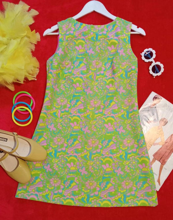 Green 60s dress
