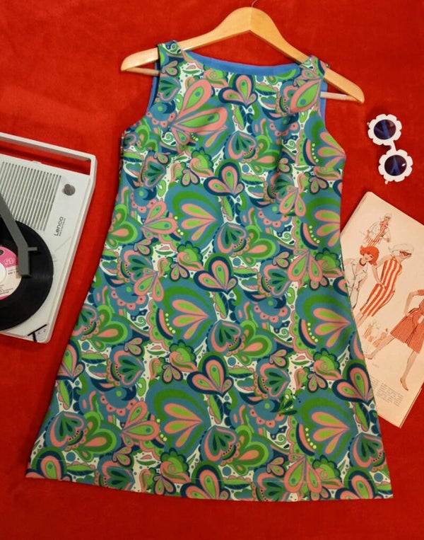Paisley Blue XS
