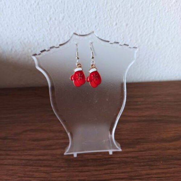 Handmade Christmas earrings