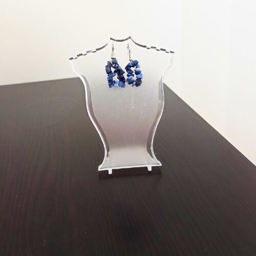 Sodalite Earrings - Natural Stone