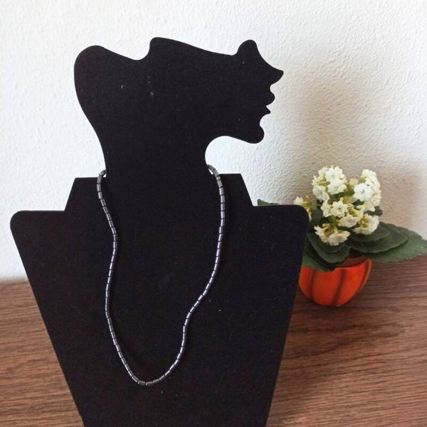 Hematite Bead Necklace