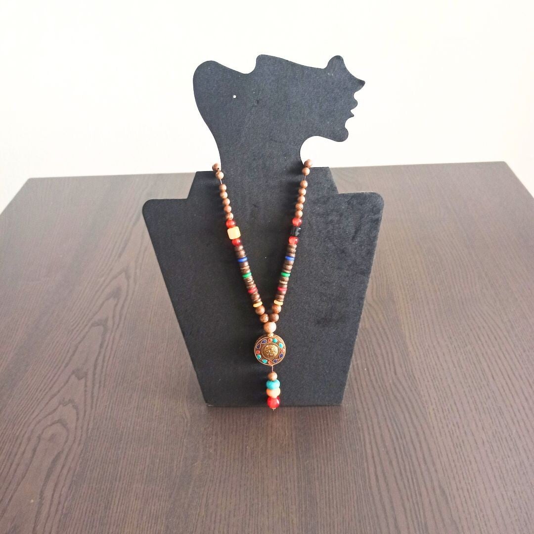 Simple Wooden Meditation Necklace