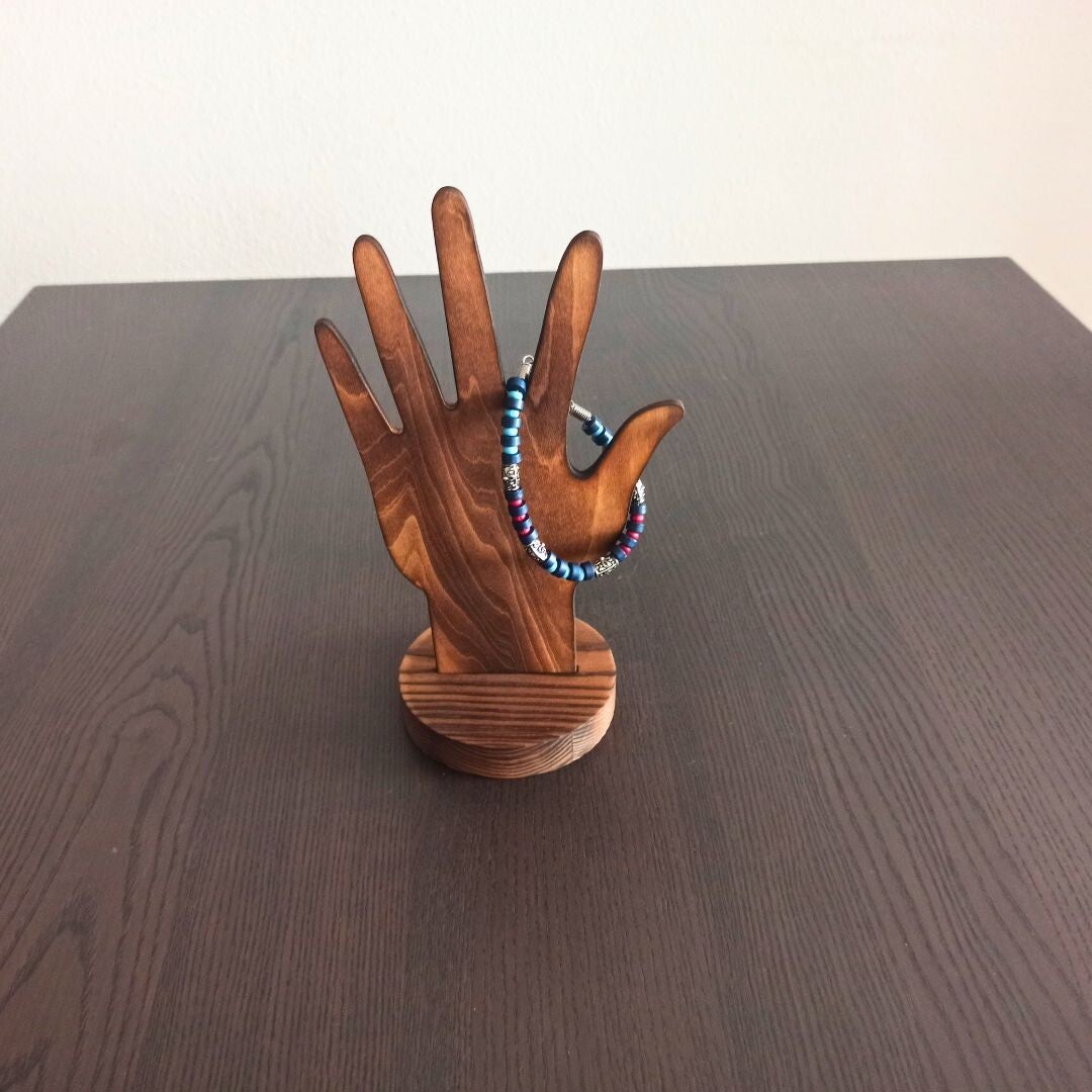 Minimal Blue Beaded Bracelet with Silver Accents