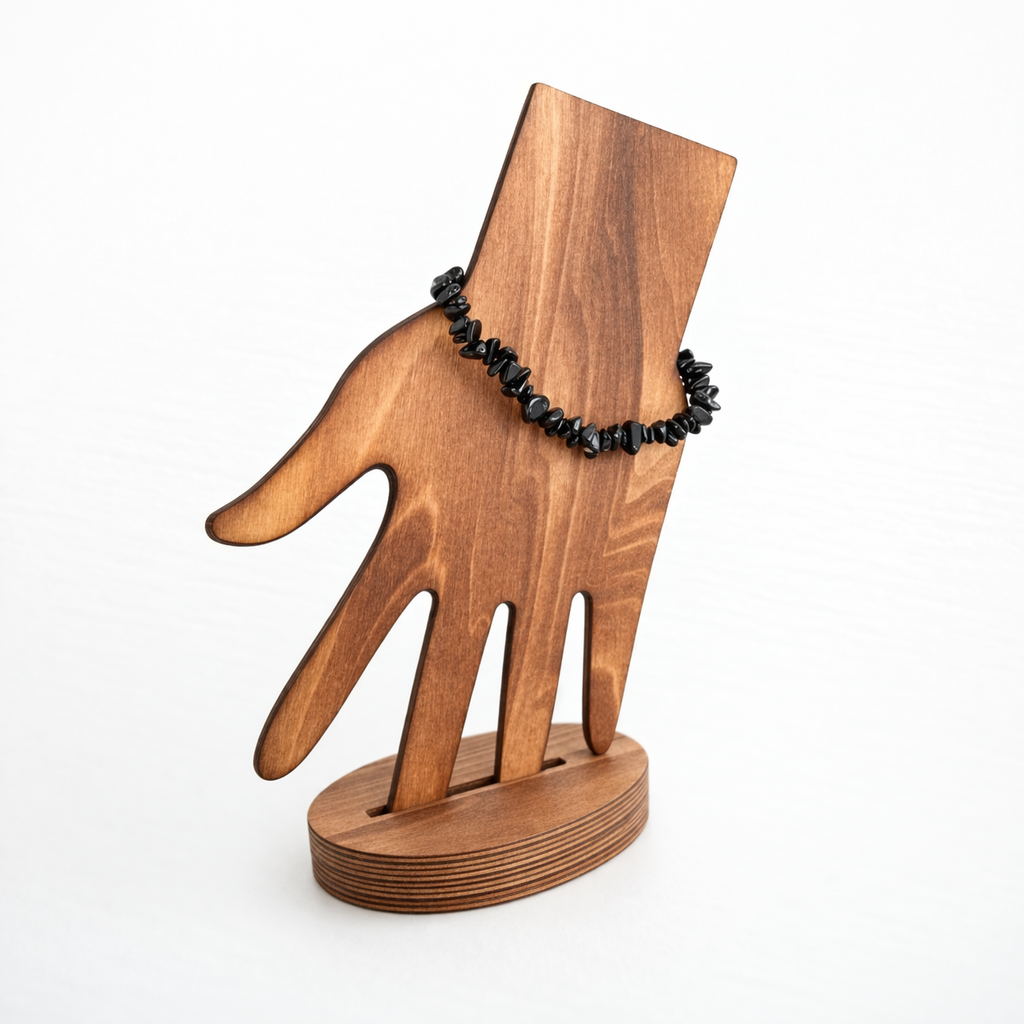 Natural Black Obsidian Bracelet