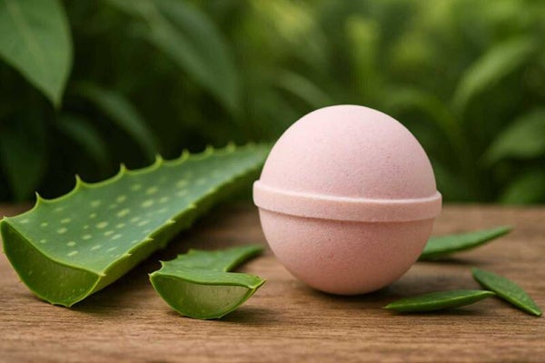 Bombe de bain à l'aloé vera