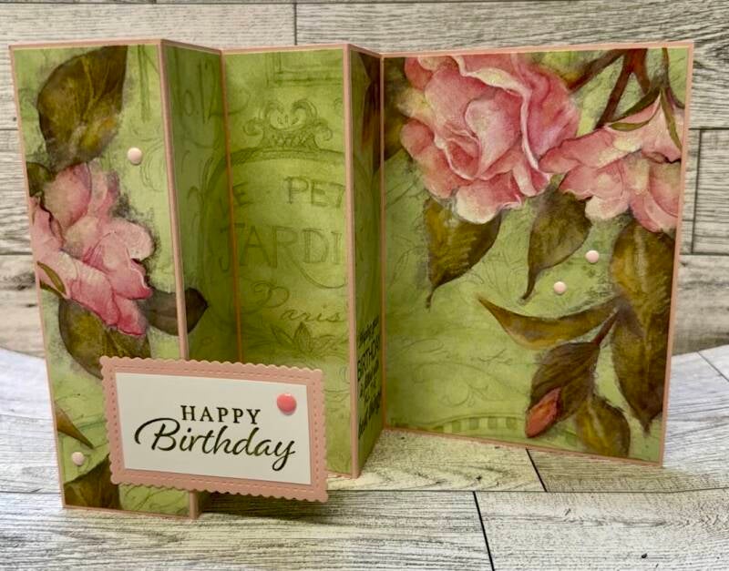 Debbie Quick - Accordian Card