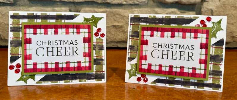 Two cards - Christmas Cheer