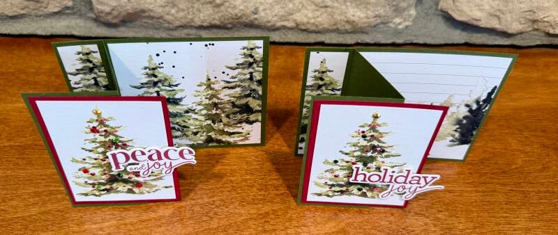 Fancy Fold Cards - Inside