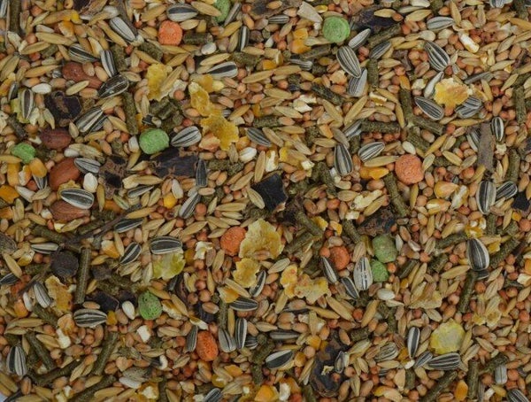 Gemengd konijnenvoer / Caviavoer fijn, 1000 gram