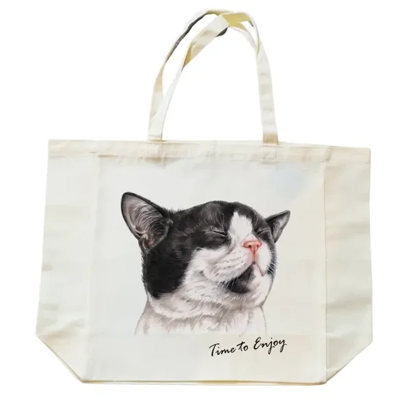 Katoenen Bigshopper - Time-to-Enjoy