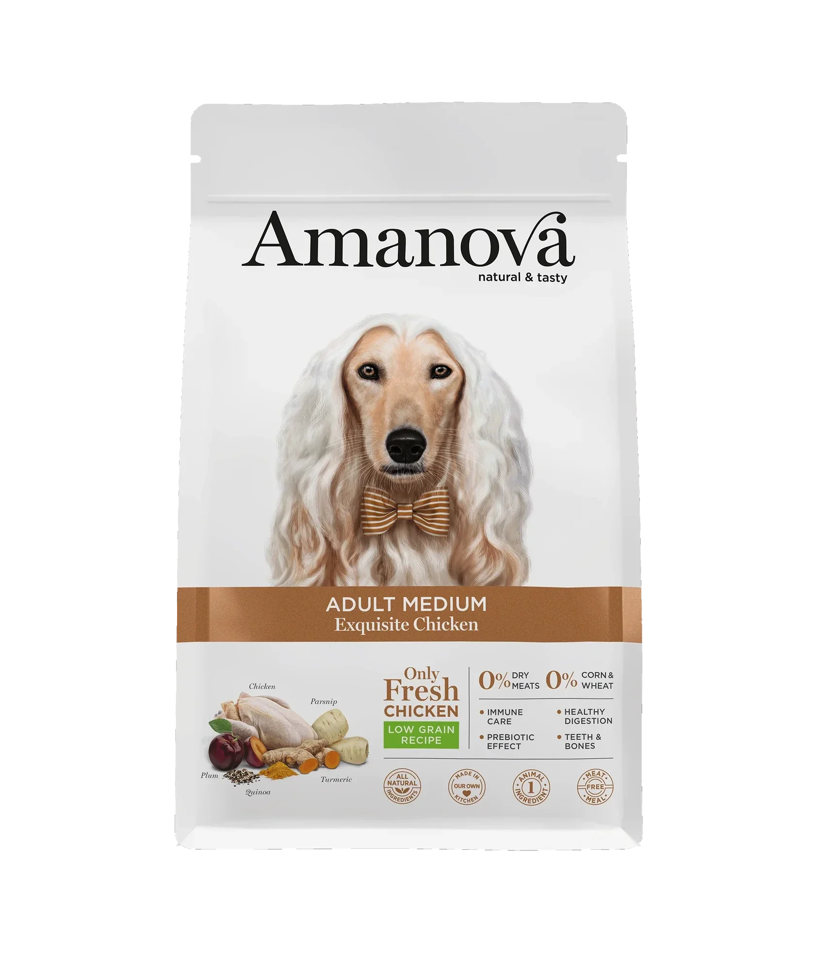 AMANOVA ADULT EXIQUISITE CHICKEN, LOW GRAIN, 2 KILO