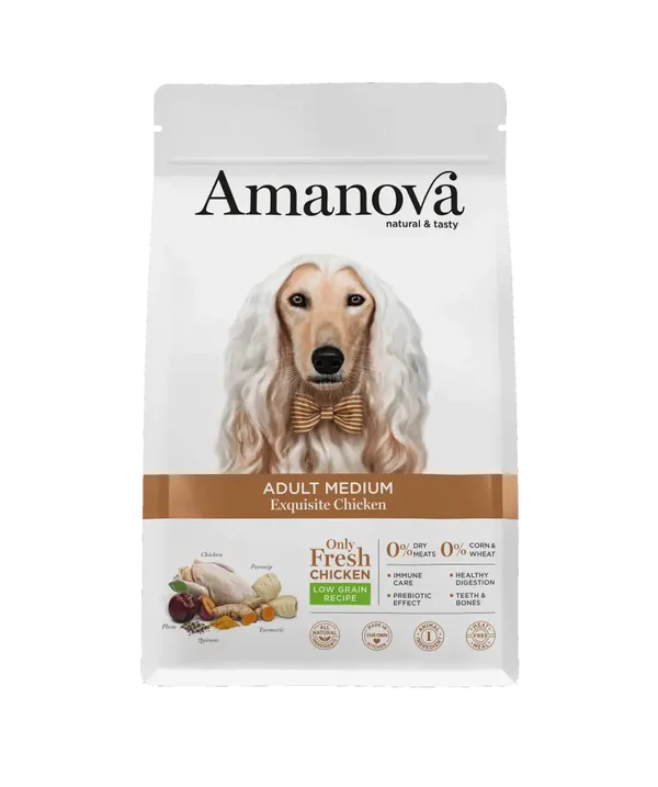 AMANOVA ADULT EXIQUISITE CHICKEN, LOW GRAIN, 2 KILO