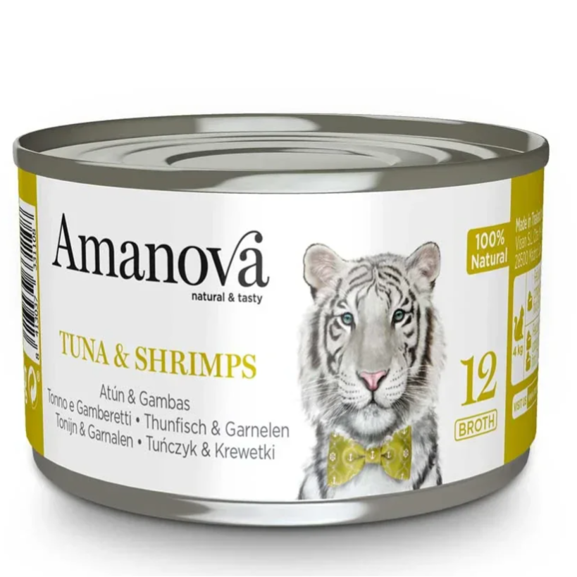 AMANOVA BLIK IN BOUILLON, TONIJN & GARNALEN, 70 GRAM