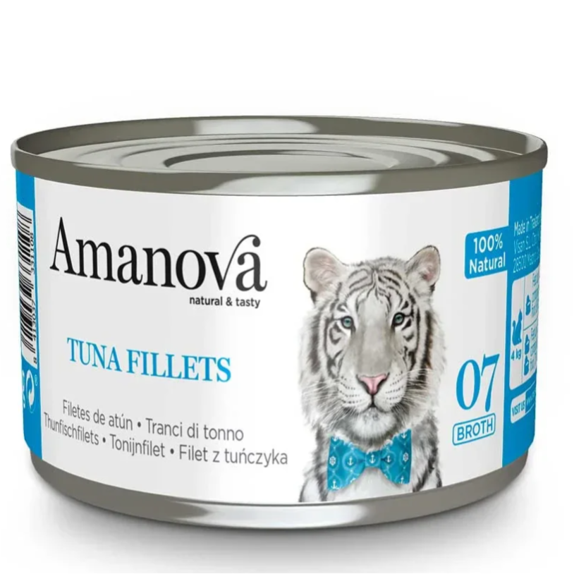 AMANOVA BLIK IN BOUILLON, TONIJNFILETS, 70 GRAM