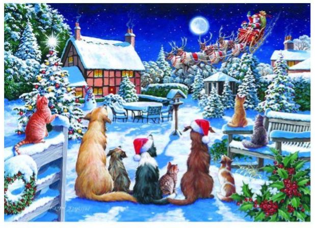 SANTA PAWS, 150 stukjes