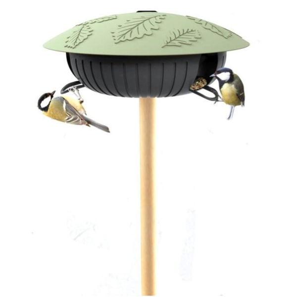 Zaadfeeder LUNA (22cm) en paal (150cm - PAAL ALLEEN BIJ AFHALEN IN DE WINKEL!!!!)
