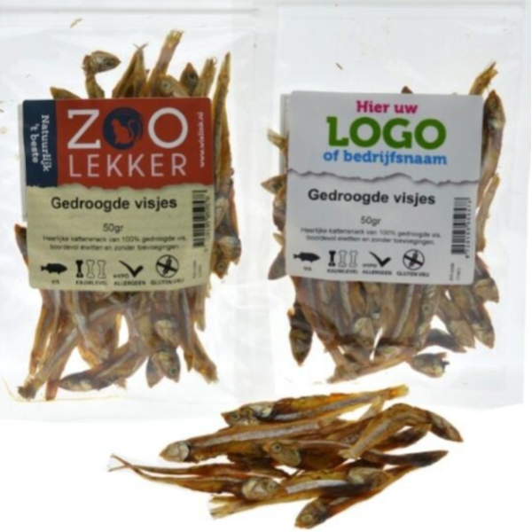 Gedroogde visjes, 50 gram
