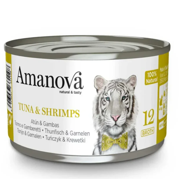 AMANOVA BLIK IN BOUILLON, TONIJN & GARNALEN, 70 GRAM