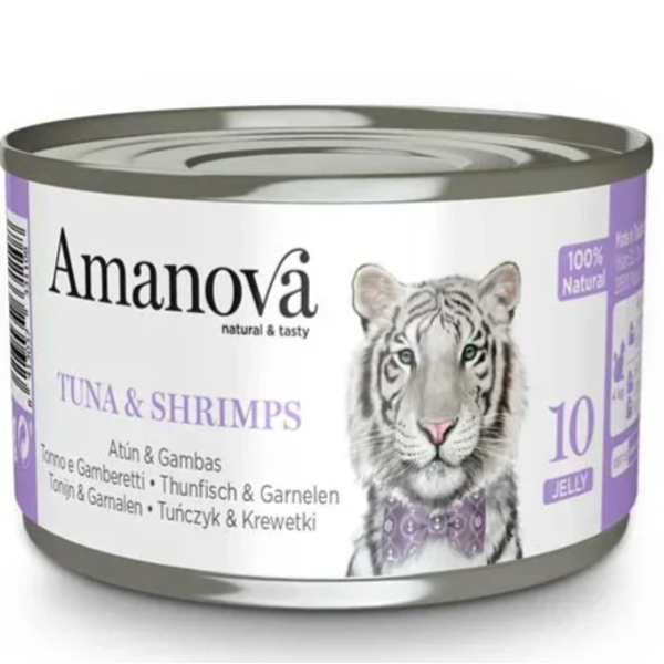 AMANOVA BLIK IN GELEI, TONIJN & GARNALEN, 70 GRAM
