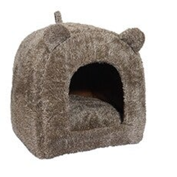 ROSEWOOD KATTENMAND IGLO TEDDY BRUIN 38X38X40 CM