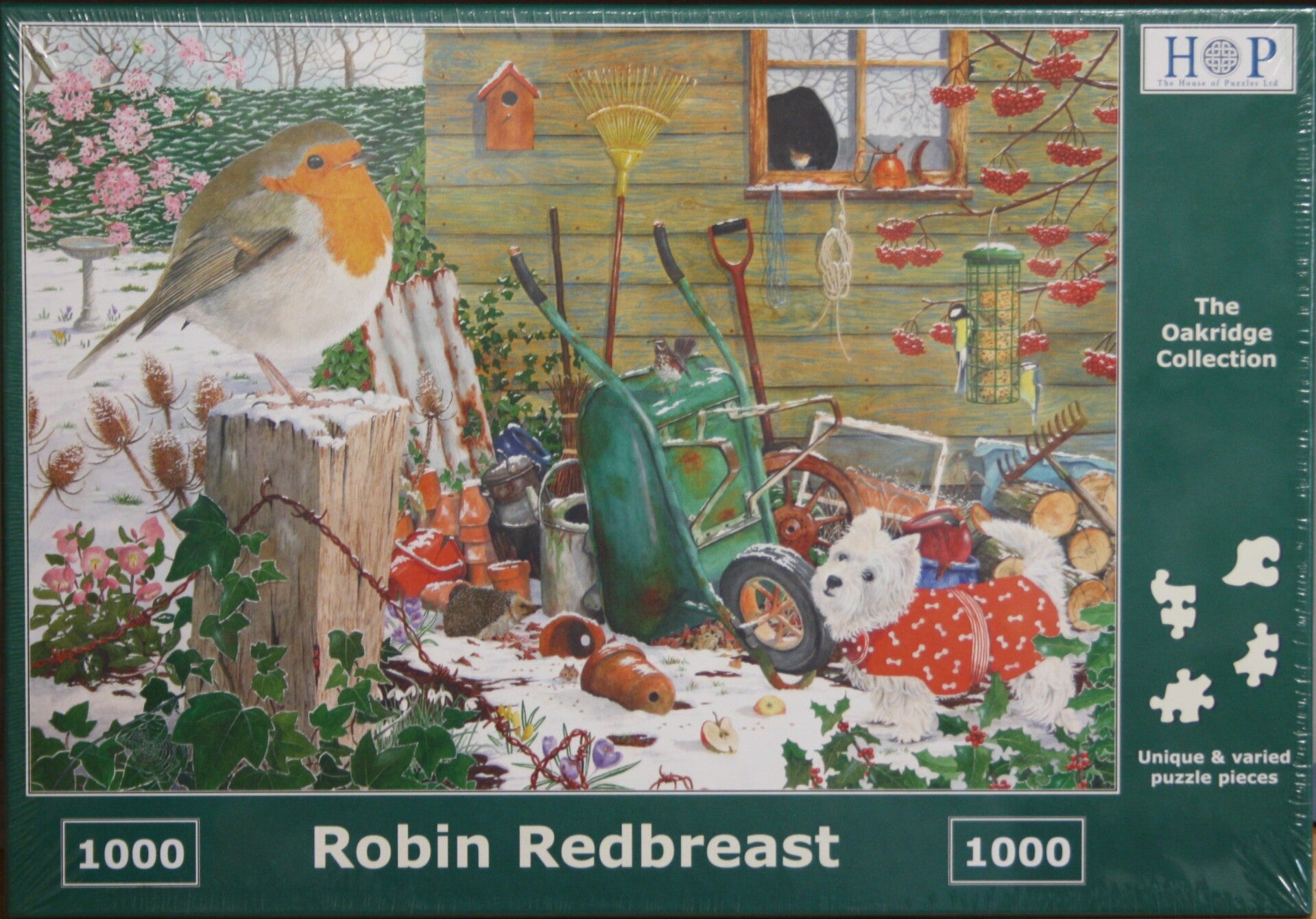 ROBIN REDBREAST, ROODBORST, 1000 stukjes, 68,6x48,3cm.