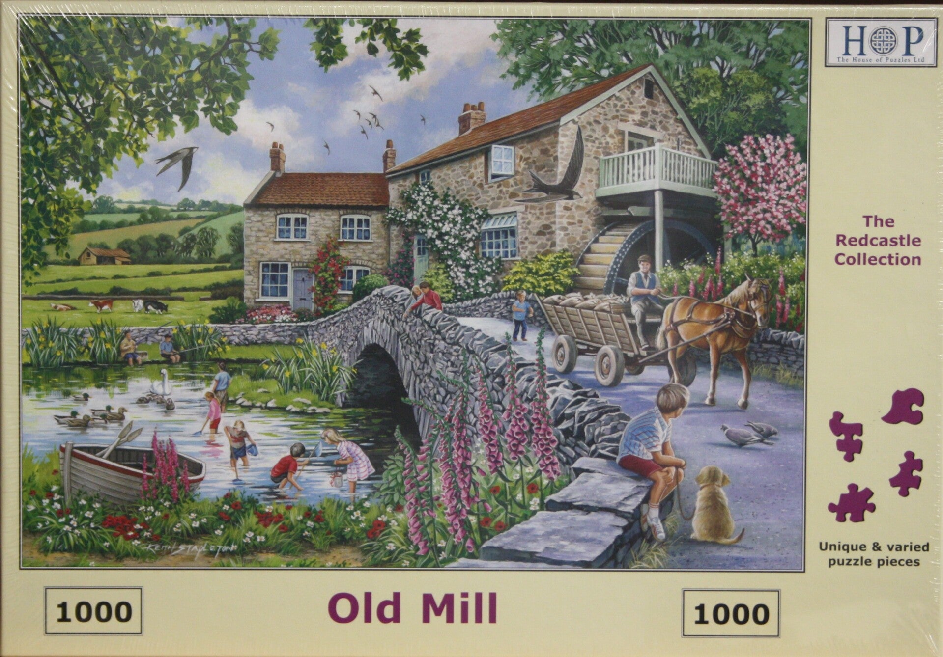 OLD MILL, 1000 stukjes, 68,6x48,3cm.