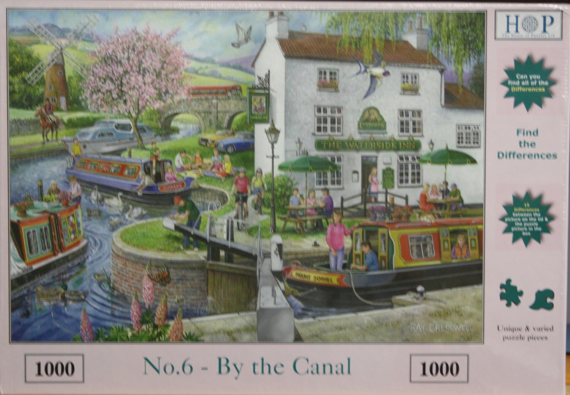 BY THE CANAL NO.6, 1000 stukjes, 68,6x48,3cm.