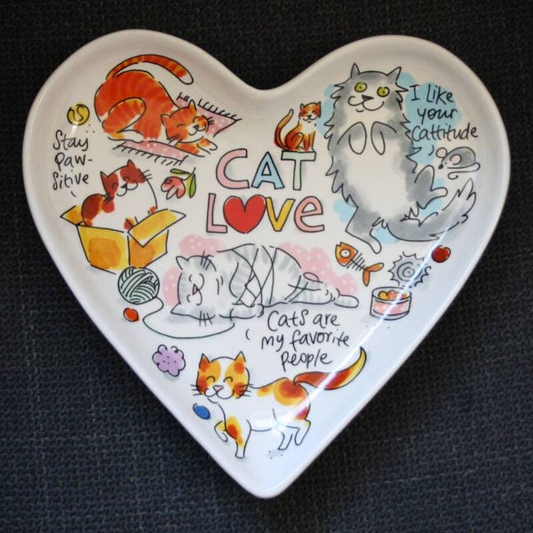 BLOND AMSTERDAM, bord Cat Lover,  Ø22 cm.