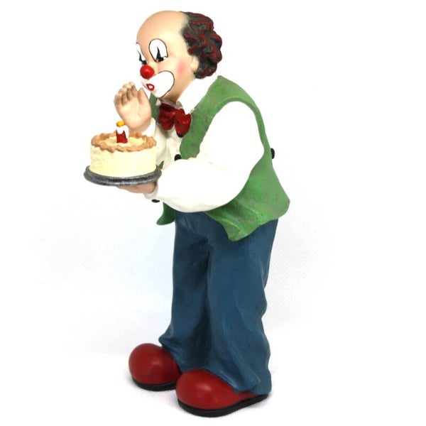 VERJAARDAGSCLOWN MET TAART