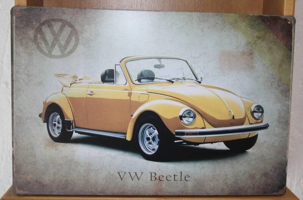 metal signs - Volkswagen Beetle