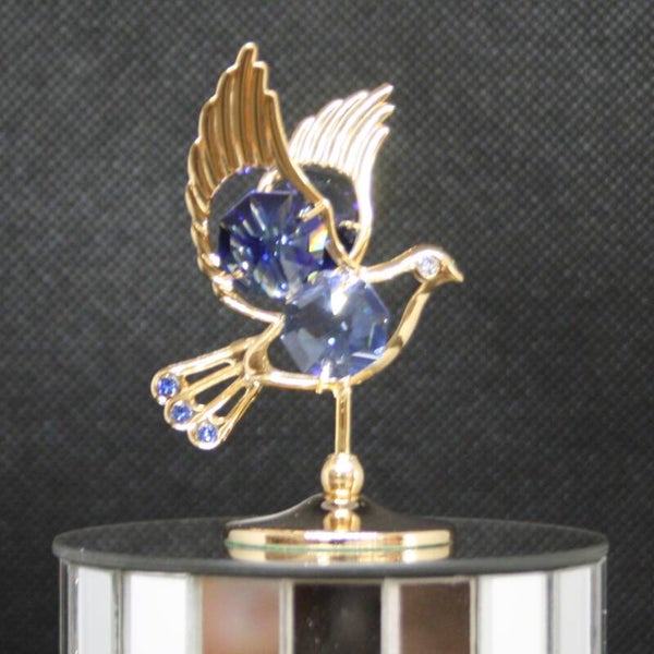 Duif, 24 k gold plated.