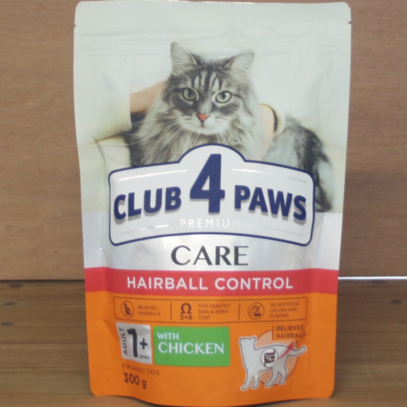 CLUB 4 PAWS PREMIUM ADULT HAIRBALL CONTROL MET KIP 2000 GRAM