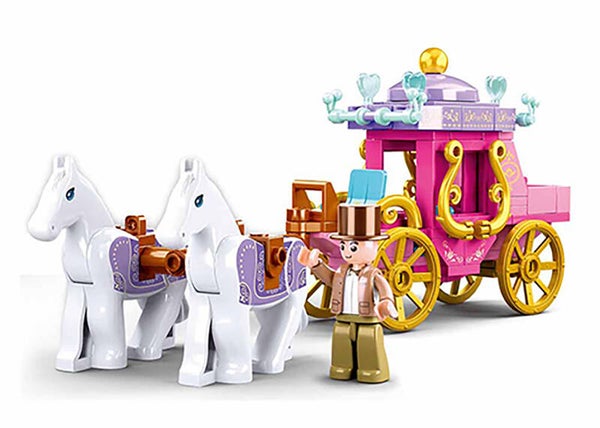 B0872 KOETS MET 2 PAARDEN