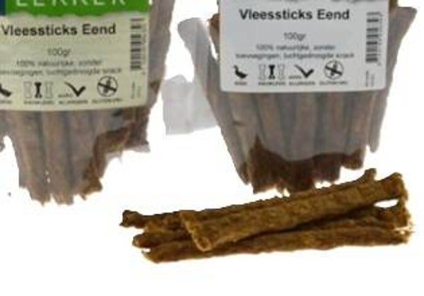 Vleessticks Eend, 100 gram