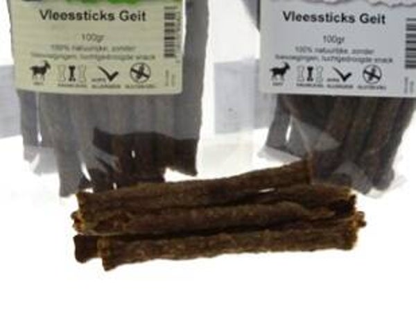 Vleessticks Geit, 100 gram