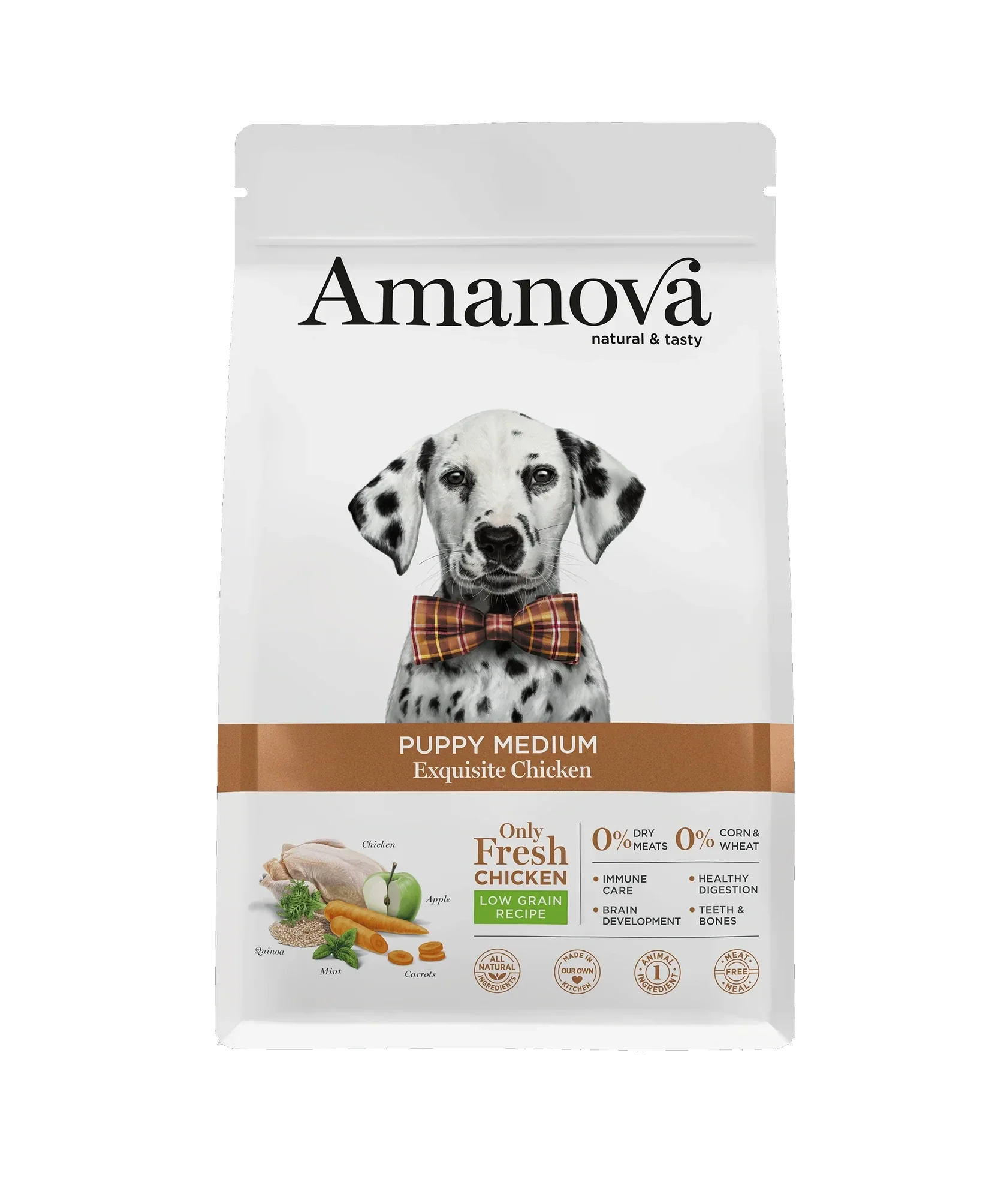 AMANOVA PUPPY EXIQUISITE CHICKEN, LOW GRAIN, 2 KILO