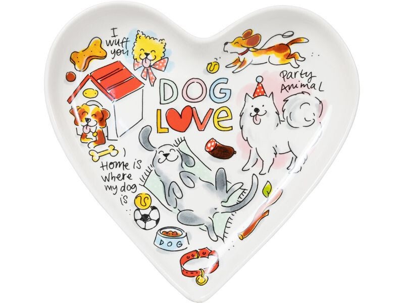 BLOND AMSTERDAM, bord Dog Lover,  Ø22 cm.