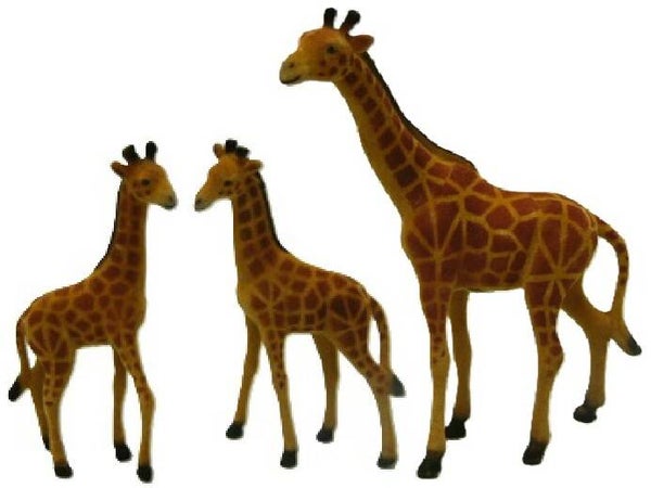 GIRAFFES, set van 3 stuks