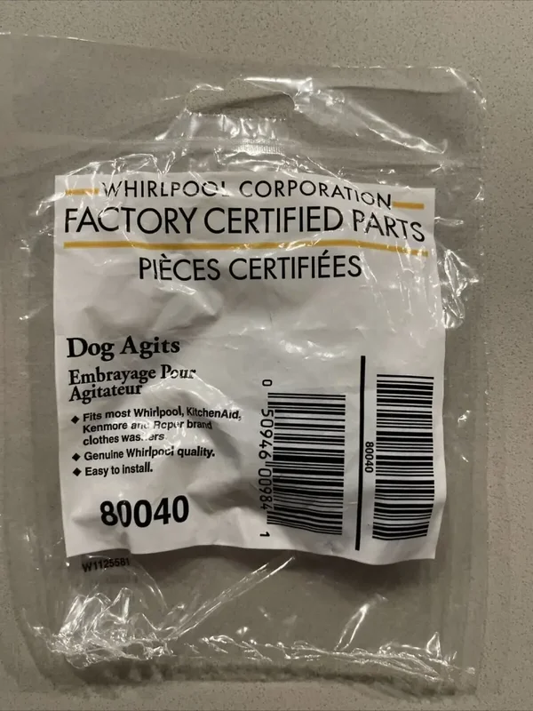 OEM Whirlpool / Kenmore Washer Agitator Directional Cams "Dog" Kit (4-Pack) – 80040