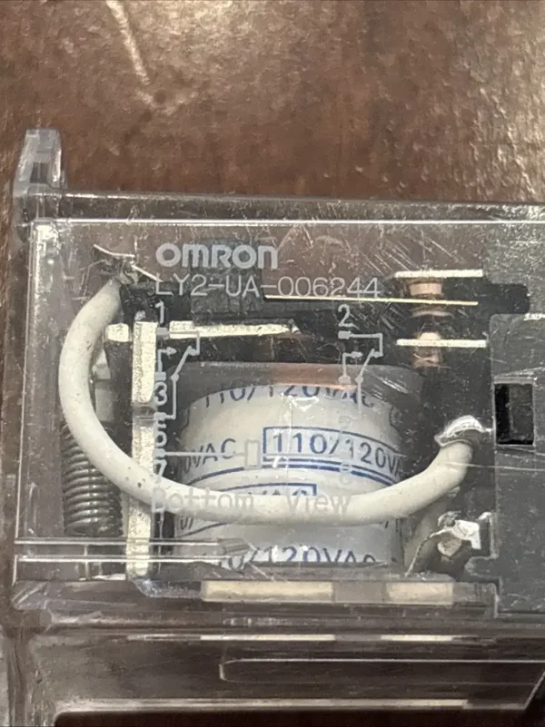 Genuine Omron General Purpose Power Relay 110/120VAC DPDT 8-Pin – LY2-UA-006244