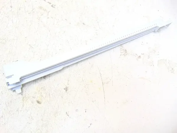 USED OEM Whirlpool Refrigerator Drawer Slide Rail Guide (Left Hand) – W10146443 / W11489993