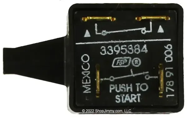 OEM Whirlpool / Kenmore Dryer Push-to-Start Switch – WP3395384 / 3395384