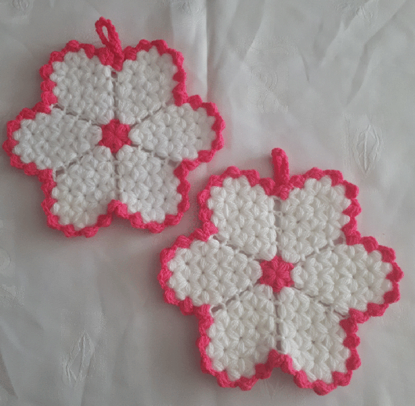 Topflappen "Fantasy" / Topflappen "Sonnenblume"