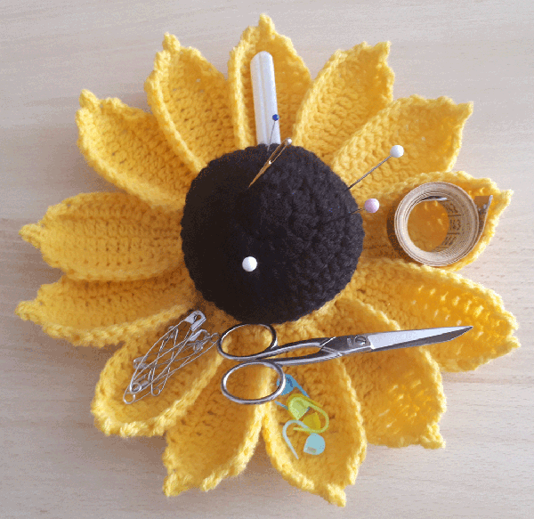 Nadelkissen "Sonnenblume"