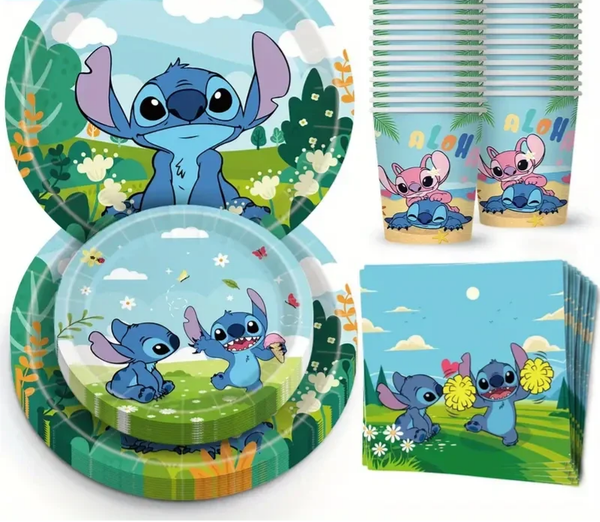 Confezione da 50 Pezzi Monouso Disney Stitch Aloa