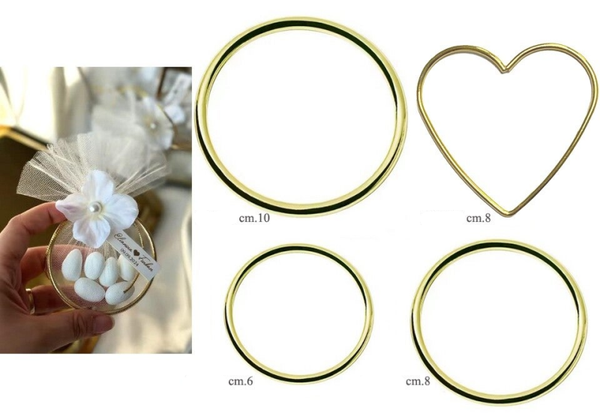 ANELLO GOLD METAL RING (4 MISURE DISPONIBILI)