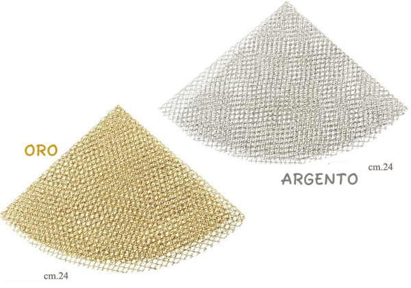 25 VELI DI FATA EFFETTO METALLIC ORO O ARGENTO